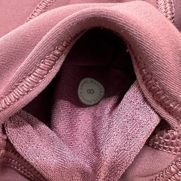 EUC | Lululemon | Capri Leggings | Mauve | Size 8 - Picture 5 of 10